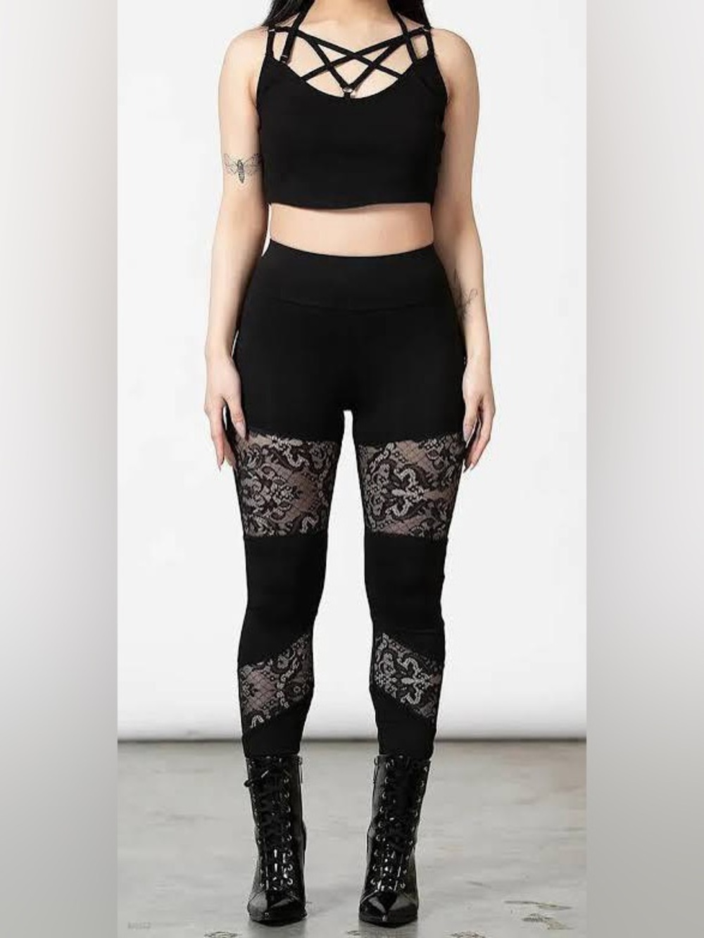Killstar Nixie Lace Detail Leggings NWT – Size 4XL